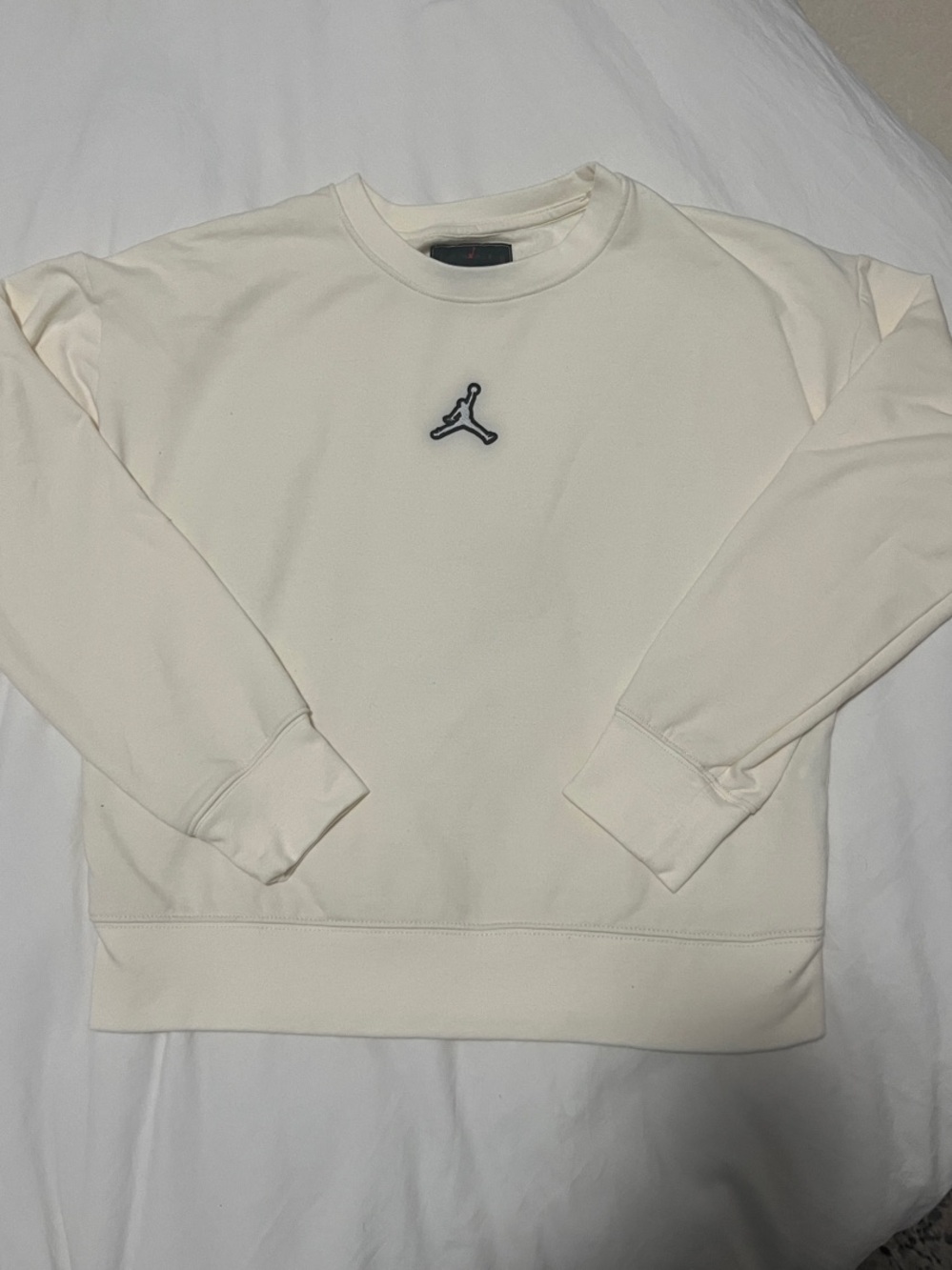 Girls / Youth Jordan Cream Crewneck Sweatshirt